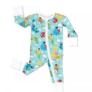 Little Sleepies Sesame Street Bamboo Zippy One Piece 3-6 Months
